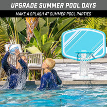 Load image into Gallery viewer, Extra Large Splash Hoop PRO - Professional Pool Basketball Set &amp; Color Options