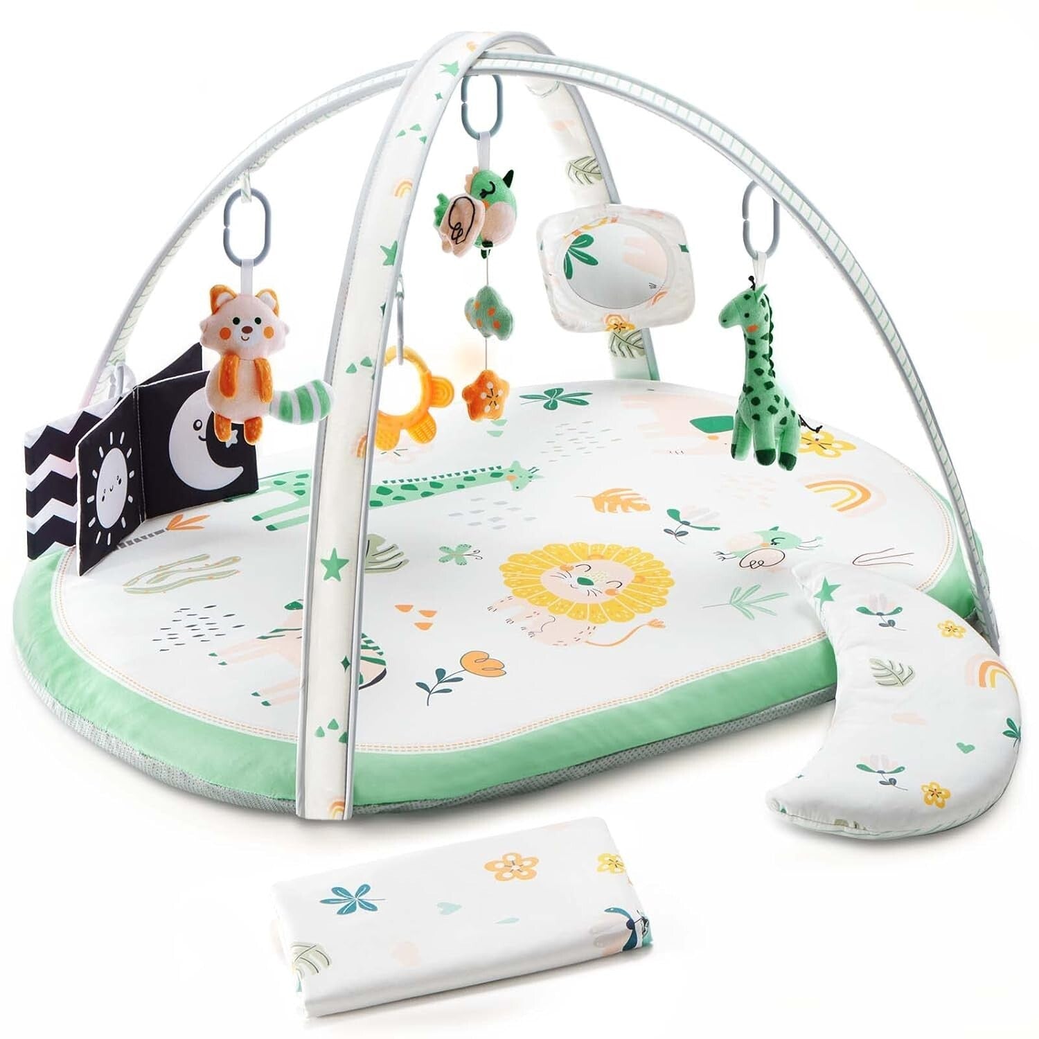 Thicker Baby Activity Mat with Replaceable Covers - Ideal for Early Development