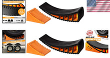 Load image into Gallery viewer, Quick &amp; Precise RV Levelers with Chocks – Dual Axle 2-Pack for Stress-Free Setup