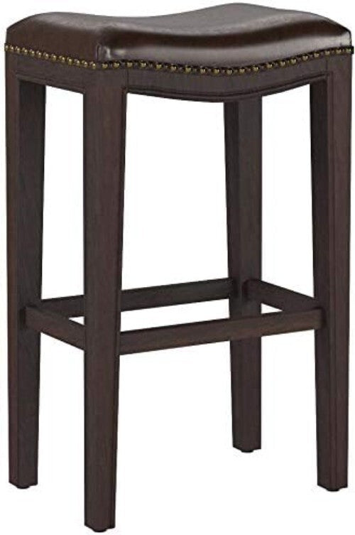 Christopher Knight Avondale Brown Backless Bar Stools - 2-Pc Set, 30'' Height