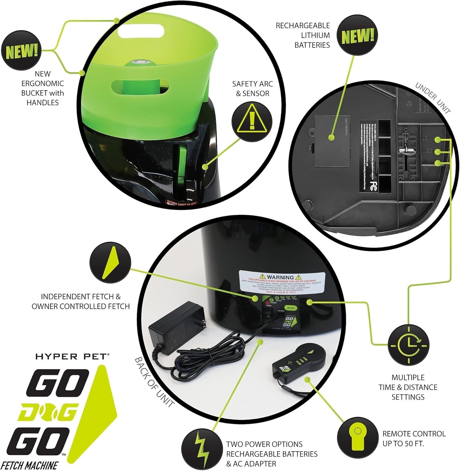 Interactive GoDogGo Fetch Machine: Automatic Dog Ball Launcher for Active Play