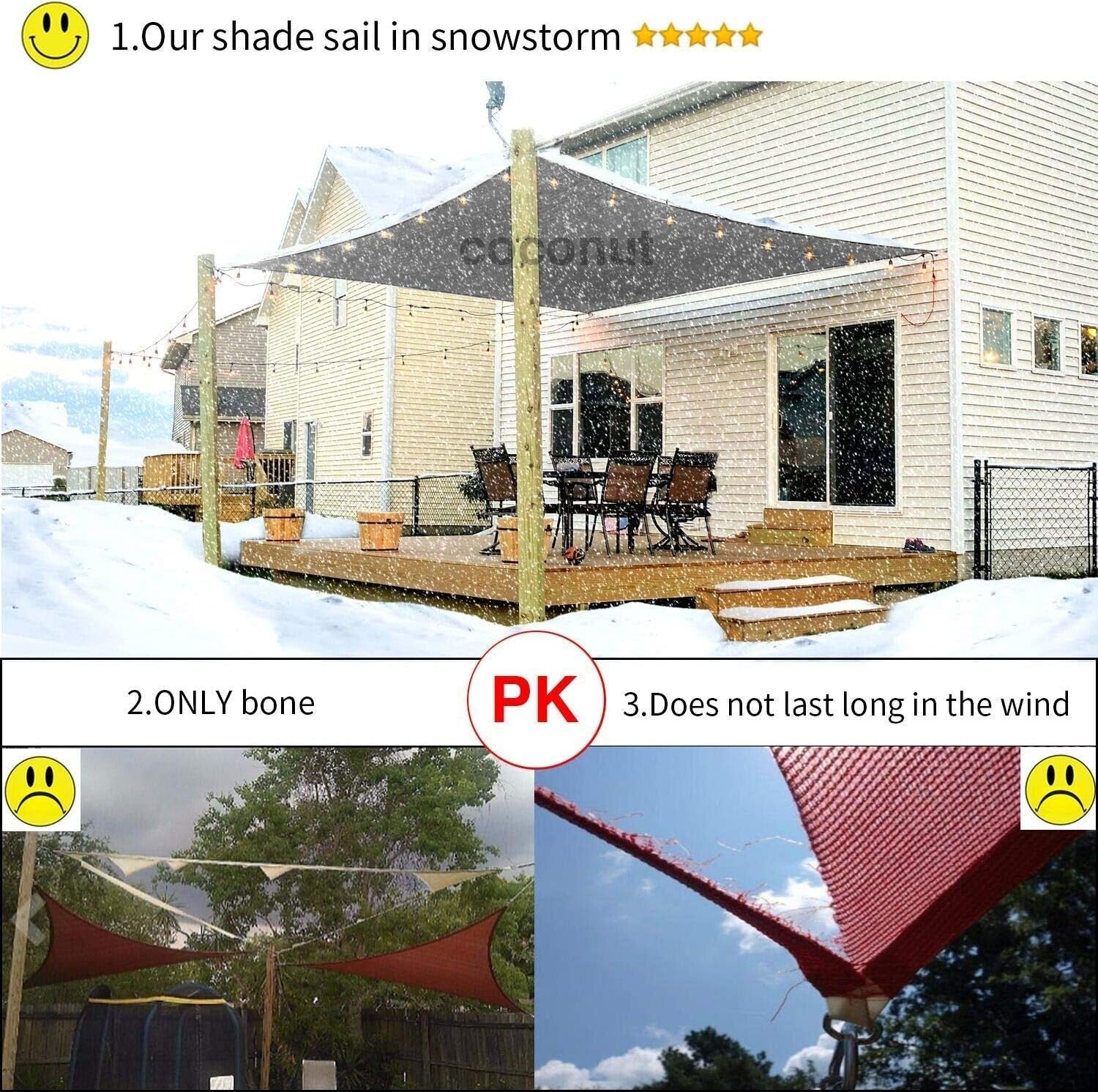 Durable Grey 10' x 12' Rectangle Sun Shade Sail for Stylish Outdoor Protection