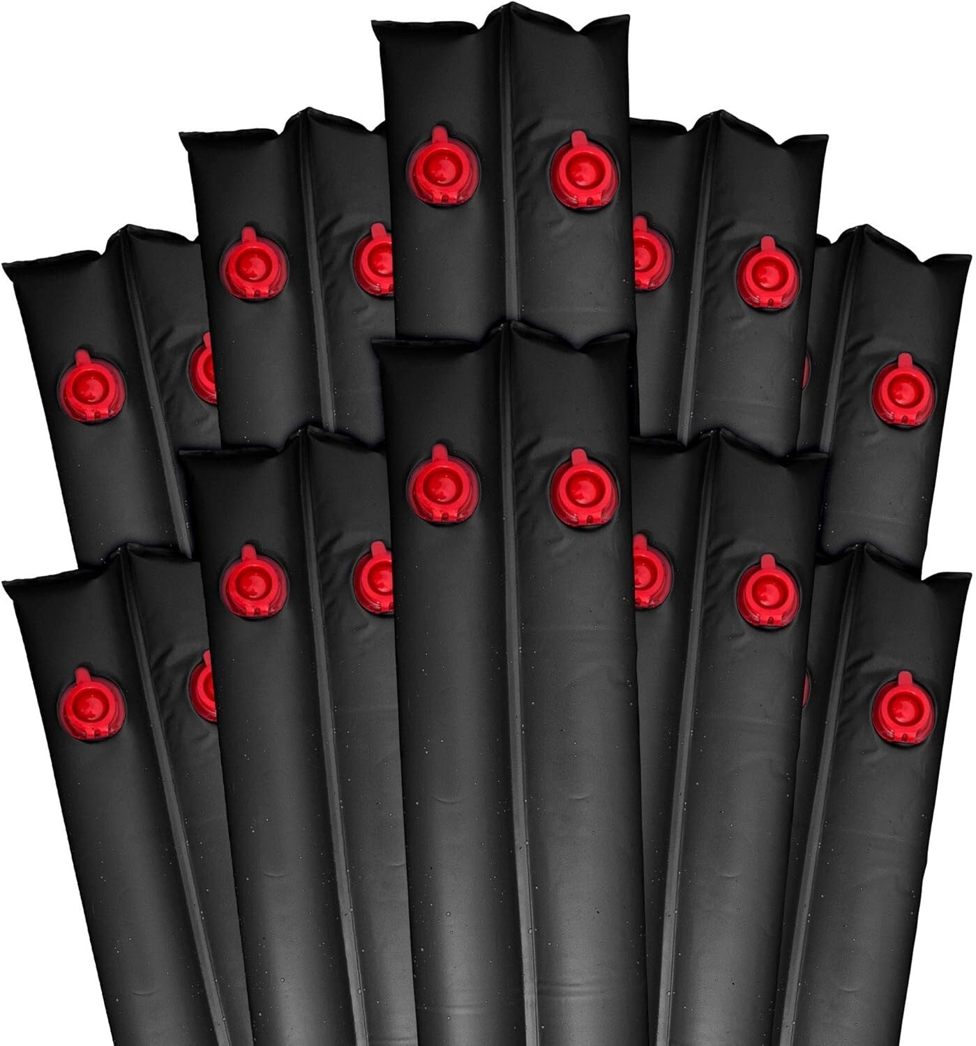Heavy-Duty 10-Pack Pool Cover Water Bags, 8 ft. Dual Chamber - Winter Ready
