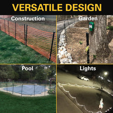 Load image into Gallery viewer, Lightweight &amp; Durable 4-Inch Step-In Fence Post - Ideal for Electric Fencing