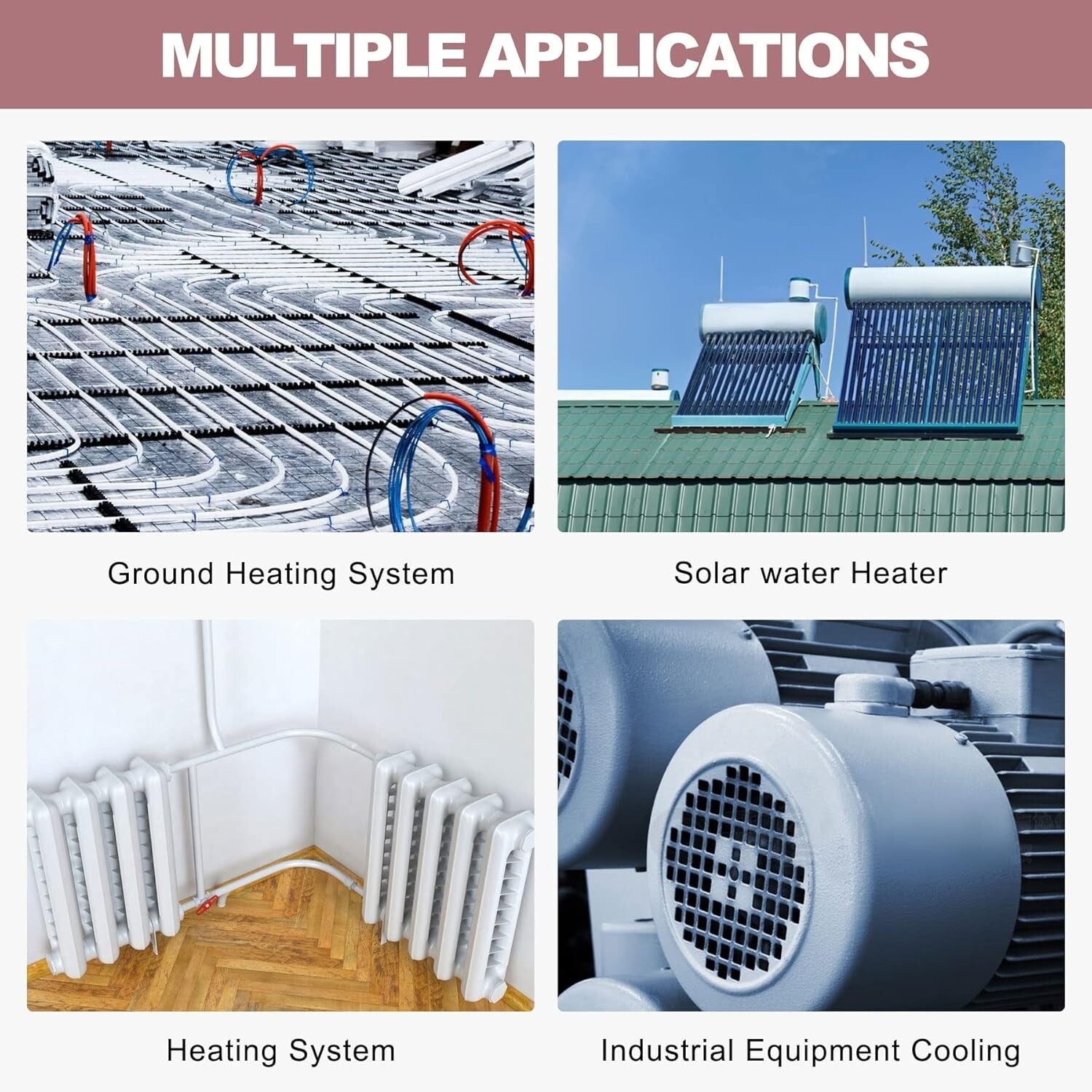 High Efficiency 3/4 Inch Circulation Water Pump - Prevents Pipe Freezing RS15-6