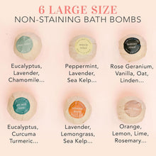 Load image into Gallery viewer, Relaxing Eucalyptus &amp; Lavender Bath Bombs - Perfect Gift Set for All Occasions