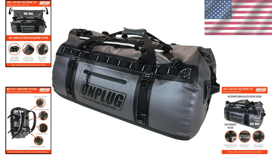 Ultimate Waterproof Adventure Bag | 65L Heavy Duty Duffle for Outdoor Activities