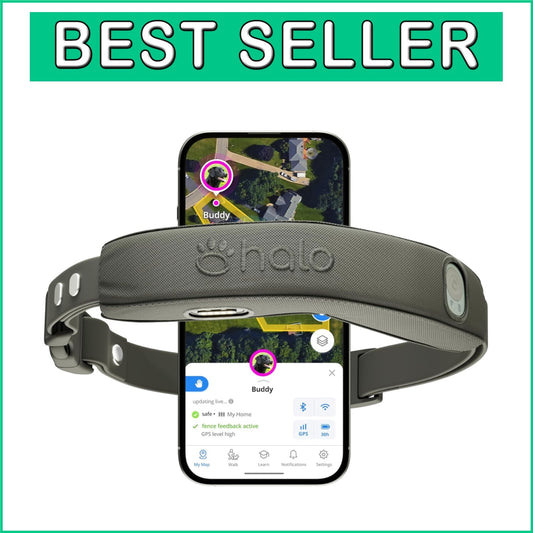 Collar 4 Waterproof GPS Dog Fence - Secure & Track with Mobile App Functionality