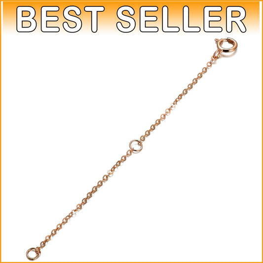Elegant 14K Gold Chain Extender - 3 Inch Adjustable for Endless Styling Options