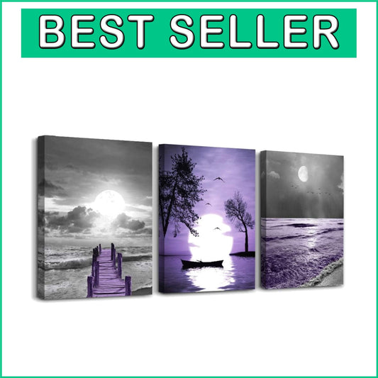 Captivating Black and White Sunflower Canvas Art - Ideal Home Decoration Set