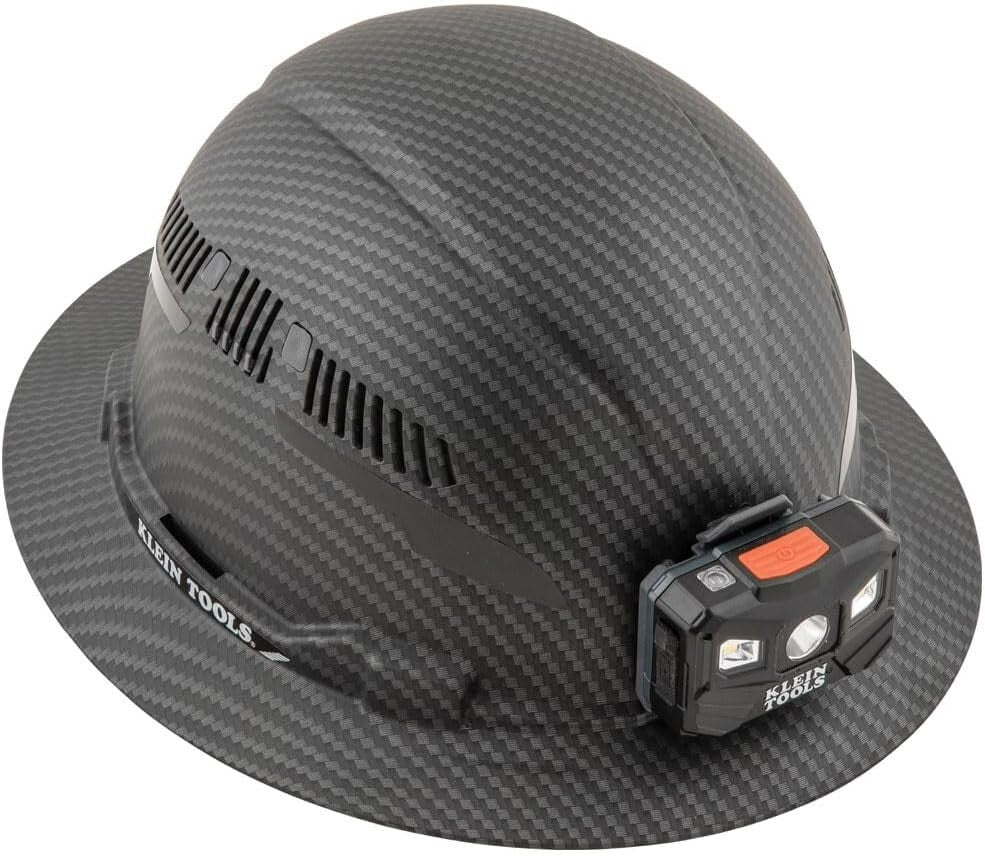 Durable PC/ABS Full Brim Hard Hat with Stylish KARBN Pattern for Professionals