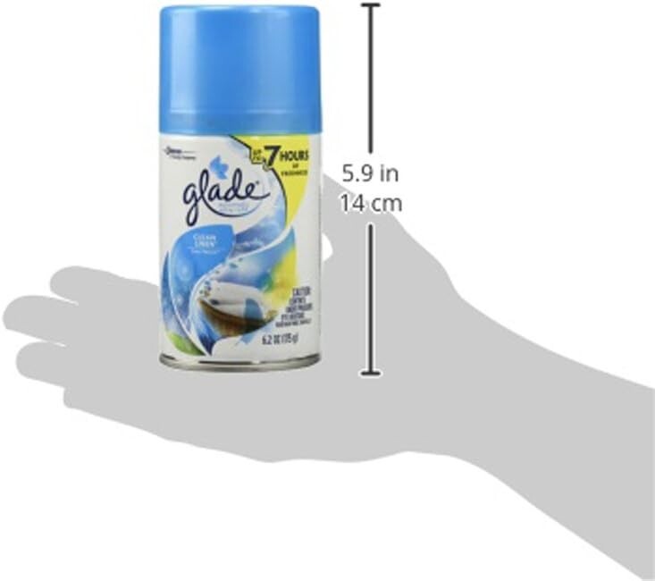 Clean Linen Automatic Spray Refill - 8 oz. Air Freshener for Lasting Freshness