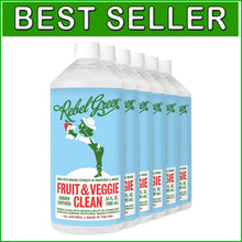 Load image into Gallery viewer, Eco-Friendly 34 oz Produce Wash Spray - Fresh Citrus Vegan Cleaner, 6-Pack