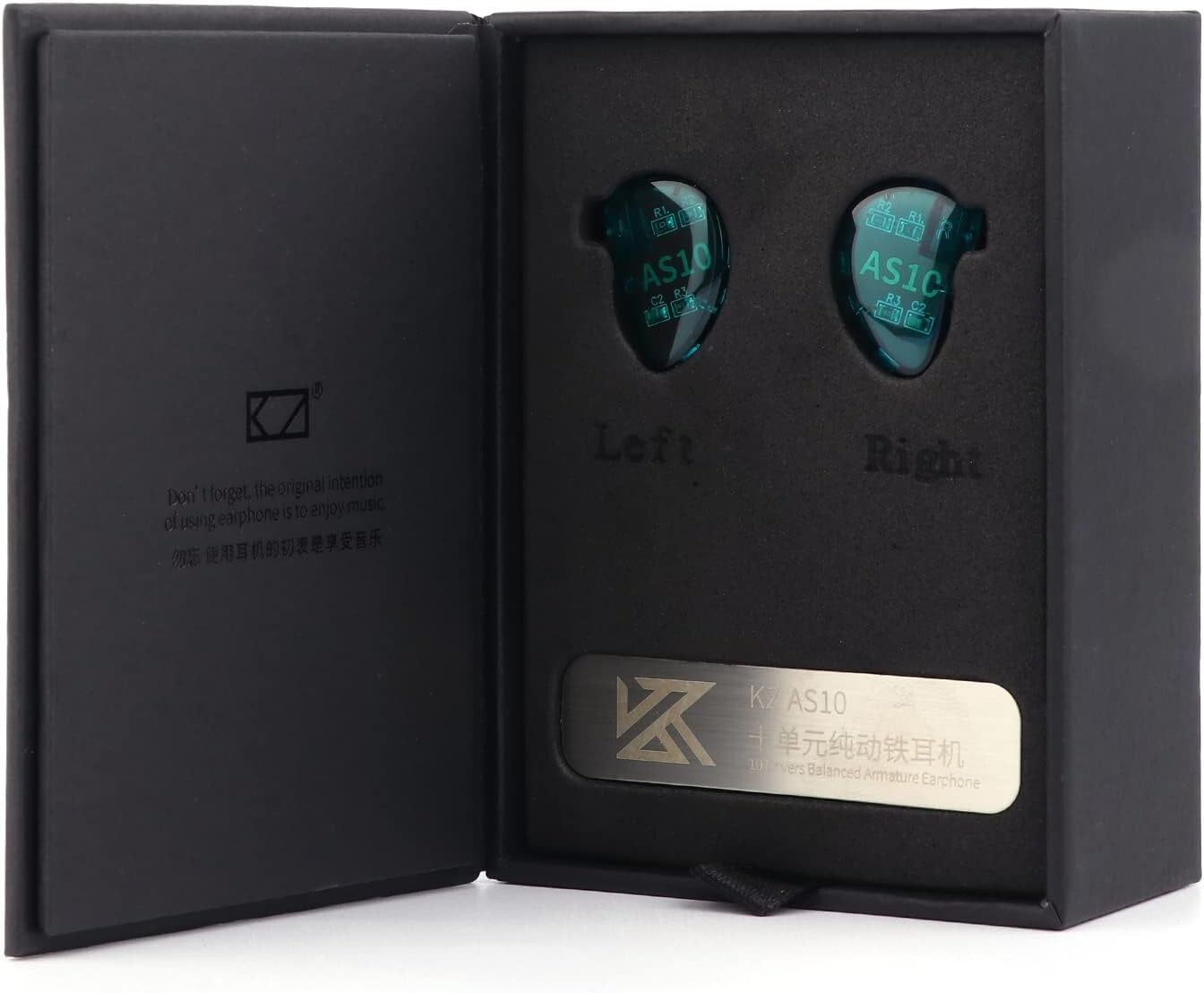 Cyan In-Ear Headphones with Exceptional Bass and Sound Isolation - Adult Use