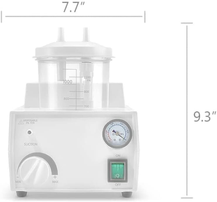 High-Efficiency 110V Veterinarian Suction Device - Compact & User-Friendly