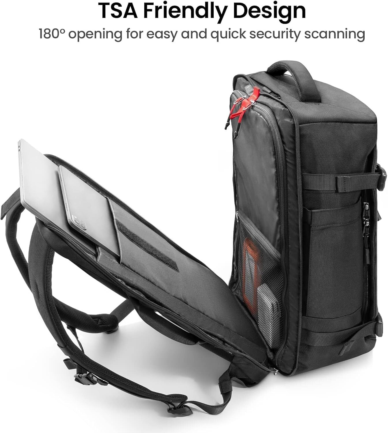 40L TSA Approved Travel Backpack - Lightweight Water-Resistant Business Rucksack