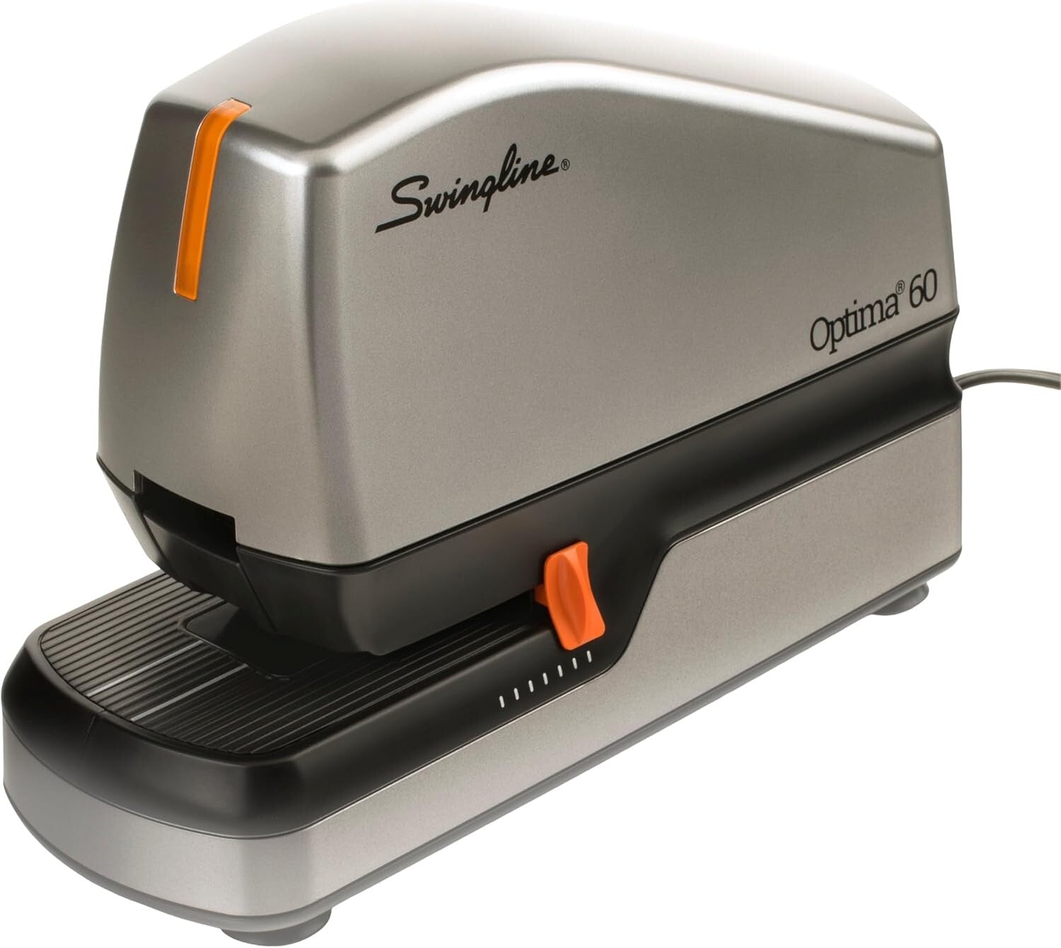 Modern Electric Stapler with 60-Sheet Capacity, QuickLoad & Low Staple Indicator