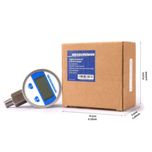 Load image into Gallery viewer, Industrial Digital Pressure Gauge - High-Quality 304 SS Case, 150% Overload