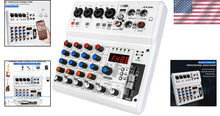 Load image into Gallery viewer, Portable 6-Channel Audio Mixer with 99 Effects for Live Streaming and Podcasting