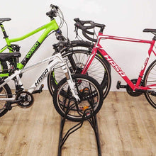 Load image into Gallery viewer, Durable Floor Bike Rack for Up to 6 Bicycles | Secure Indoor Storage Solution