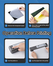 Load image into Gallery viewer, Portable Thermal Tattoo Printer with Smartphone Compatibility &amp; 10 Paper Sheets