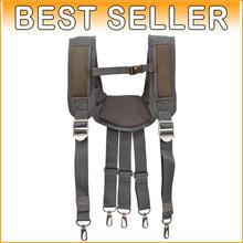 Load image into Gallery viewer, Lightweight Cooling Tool Belt Suspenders with Top Grain Leather for All-Day Use