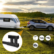 Load image into Gallery viewer, 4000lbs Dual Hitch Extension - 2 Inch Receiver Adapter with Adjustable Rise/Drop