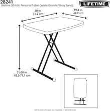Load image into Gallery viewer, 30-Inch Foldable Laptop Table with Adjustable Height - Perfect for Any Occasion