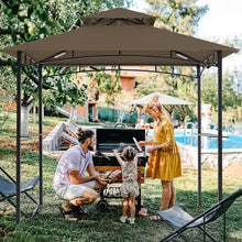 Load image into Gallery viewer, Easy-Install 5×8 Grill Canopy Top Cover - Fits L-GG001PST-F &amp; Offers Ventilation
