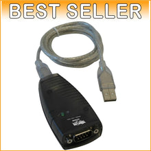 Load image into Gallery viewer, USB-A to DB9 RS232 Adapter - Simply Connect Serial Devices to Your Computer
