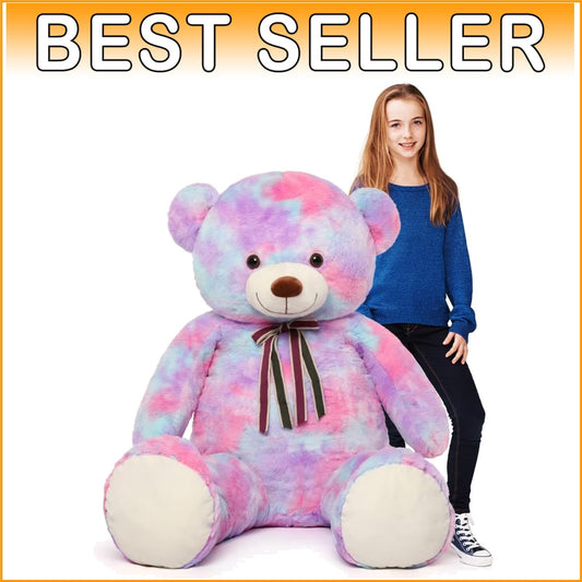 Tezitour 52-Inch Giant Plush Teddy Bear - Ideal Gift for Children and Girlfriend