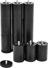 Load image into Gallery viewer, Durable 11-Inch Stainless Steel Bed Legs - M8 Thread, Set of 4 Adjustable Feet