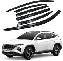 Load image into Gallery viewer, Vehicle Specific Smoked Tint Window Visors - 6 Pcs Set for Rain &amp; Noise Control