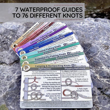 Load image into Gallery viewer, 7-In-1 Knot System: Waterproof Guides for Fishing, Climbing, and Camping Success