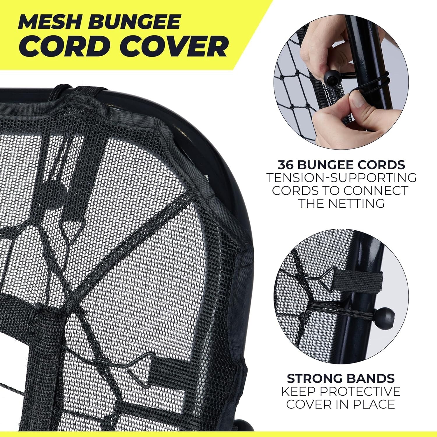 Durable 6x4 Ft. Rebounder Net for Lacrosse, Volleyball & Softball Training