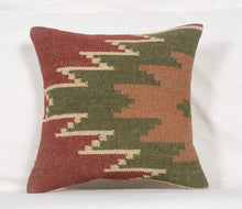 Load image into Gallery viewer, Durable 18x18 Hand Crafted Jute Kilim Cushion Covers - Set of 4 Vintage Style