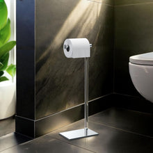 Load image into Gallery viewer, Luxury Freestanding Toilet Paper Holder - Easy Install 22.25" with Weighted Base