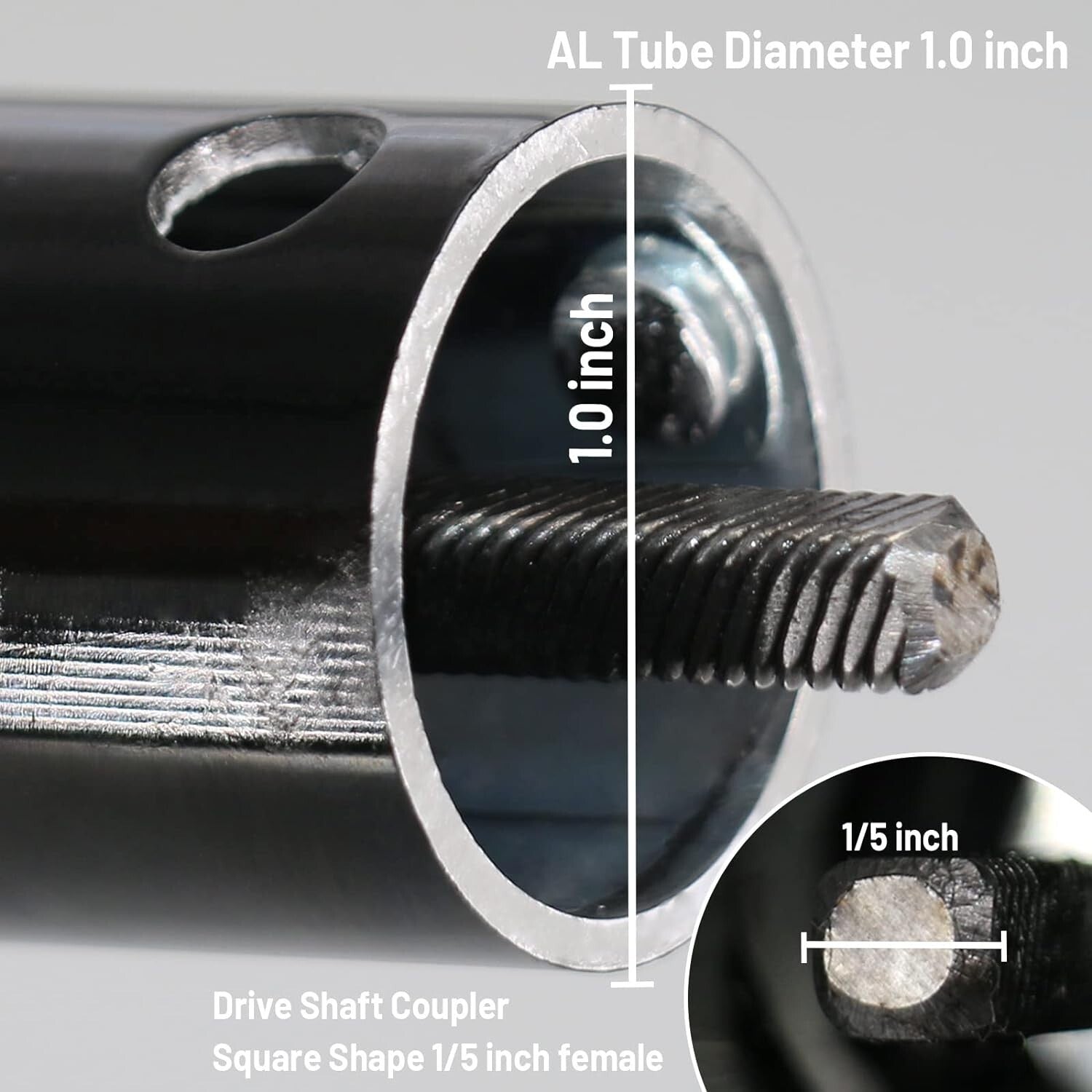 Efficient 8-Inch Brushcutter Attachment for Grass and Brush with 3 Teeth Blade