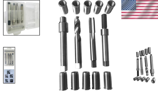 Complete M11 x 1.5 Metric Thread Repair Kit with 10 Stainless Steel Inserts