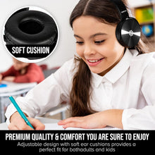 Load image into Gallery viewer, Comfortable Swivel On-Ear Headphones with Mic - Perfect for Students &amp; Travel
