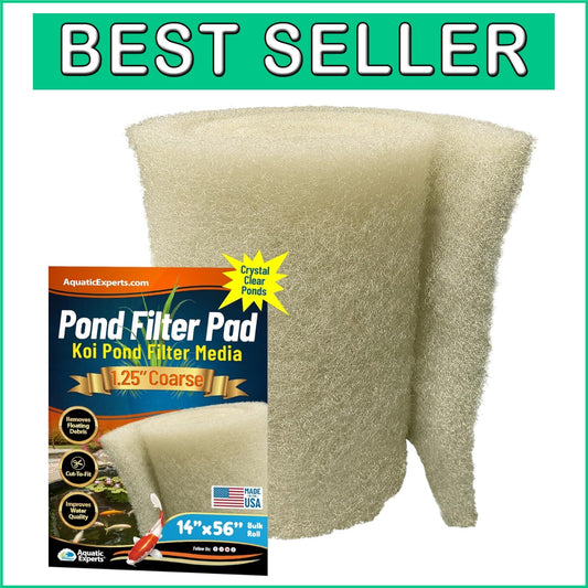 Bulk 1.25 Inch Coarse Pond Filter Media - Perfect for Healthy Koi Environments