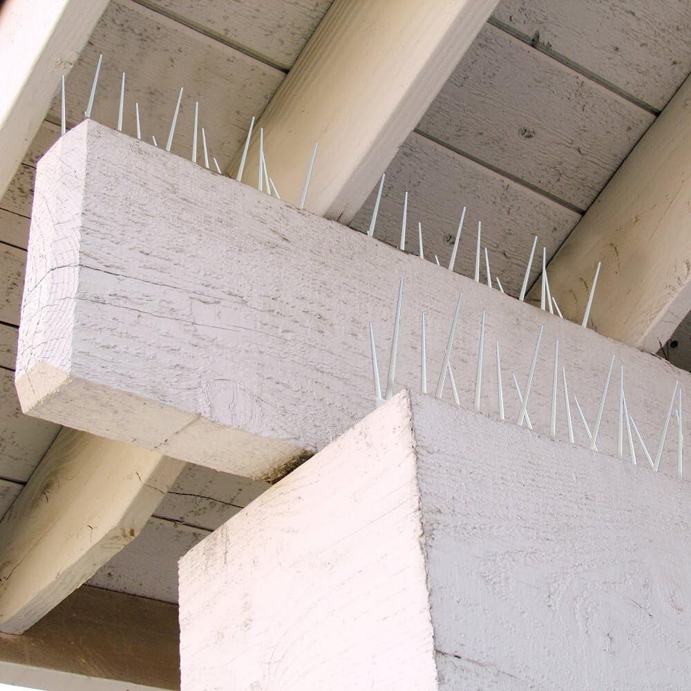Clear 100ft EnviroSpike Bird Spikes - Durable Deterrent for Homes & Businesses