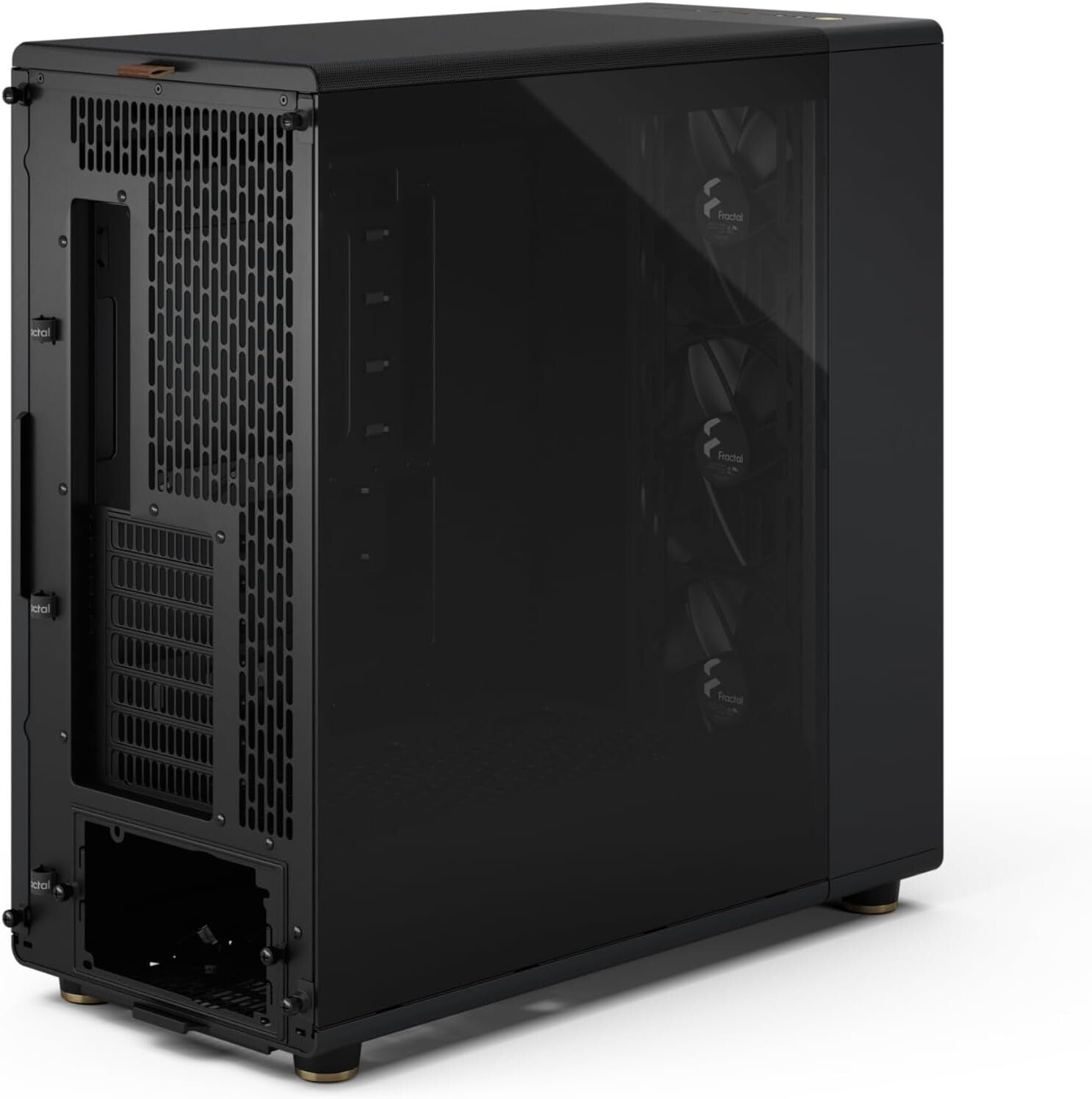 North XL Charcoal Black Gaming Case - Spacious Layout & Enhanced Airflow Design