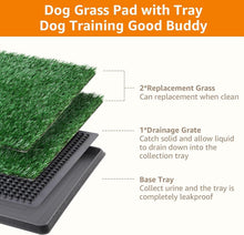 Load image into Gallery viewer, Compact Dog Grass Pad with Tray - Ideal Indoor Potty for Apartments and Patios