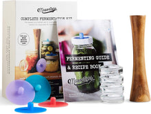 Load image into Gallery viewer, Complete Mason Jar Fermentation Kit - 9-Piece Pickle, Sauerkraut &amp; Kimchi Set
