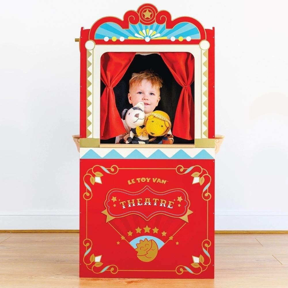 Delightful Children's Puppet Theatre with Beautiful Art - Perfect Gift Idea