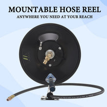 Load image into Gallery viewer, Stainless Steel 150ft Hose Reel with Swivel Arm - Max 4000 PSI Pressure Capacity