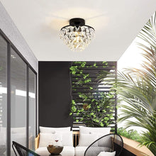 Load image into Gallery viewer, Small Modern Crystal Ceiling Light Chandelier for Hallway &amp; Bedroom Elegance