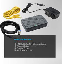 Load image into Gallery viewer, MoCA 2.5 Ethernet Adapter - Connect Up to 16 Nodes for Ultimate Performance