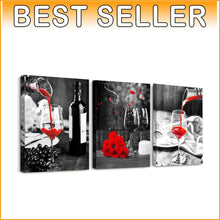 Load image into Gallery viewer, High-Quality Black and White Wine Barrel Canvas Art - 16x24 Each Panel